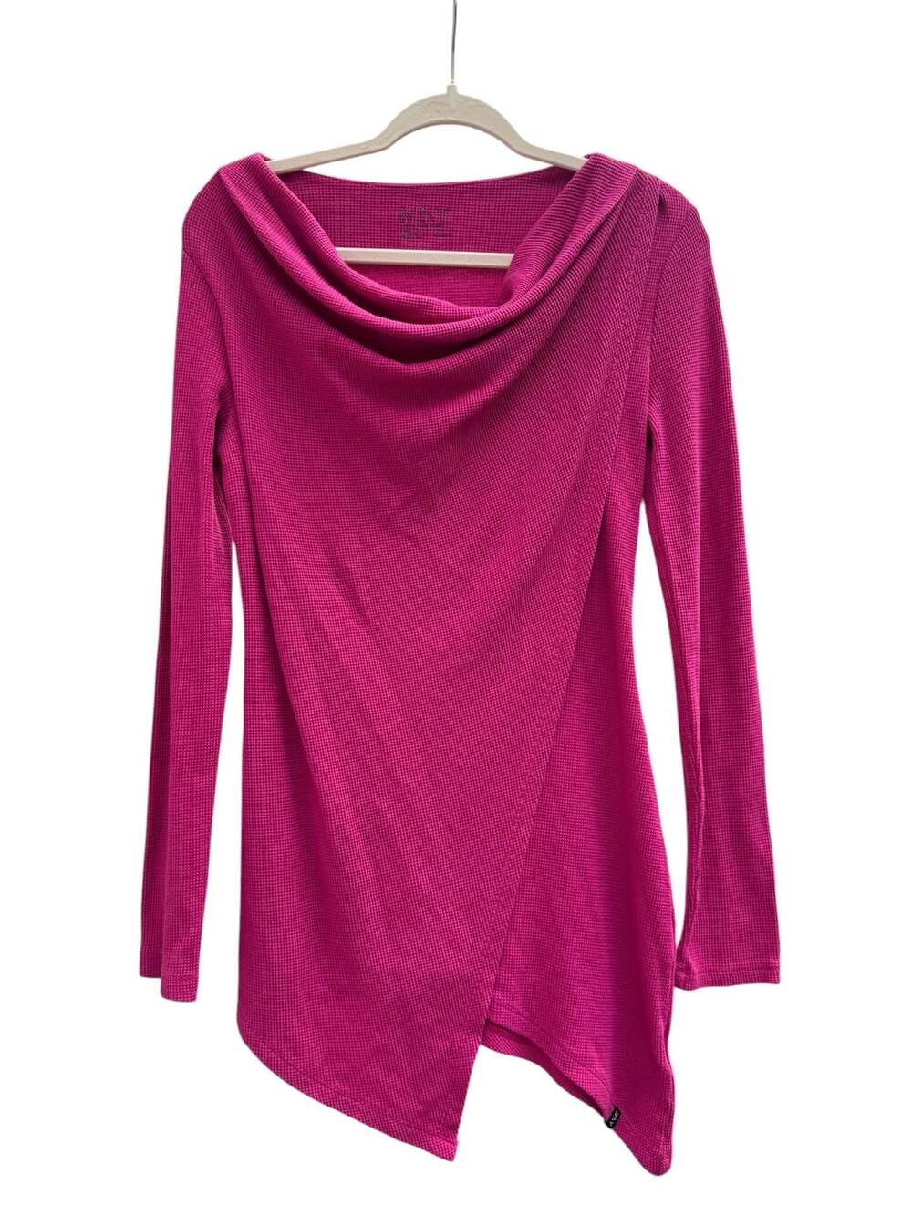 Andrew Marc New York (AMNY) Women's Long Sleeve Asymmetrical Cowl Neck Tunic